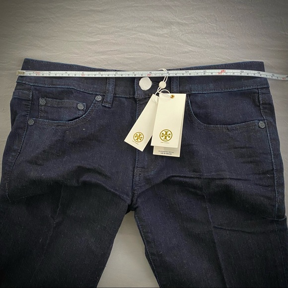 NWT Tory Burch Cropped Skinny Jeans - Picture 5 of 5